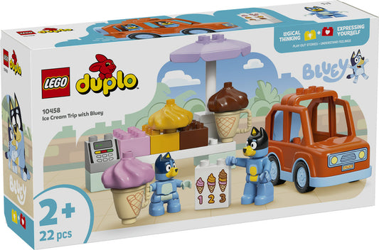 LEGO 10458 Duplo Bluey Ice Cream Trip with Bluey