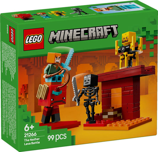 LEGO 21266 Minecraft The Nether Lava Battle