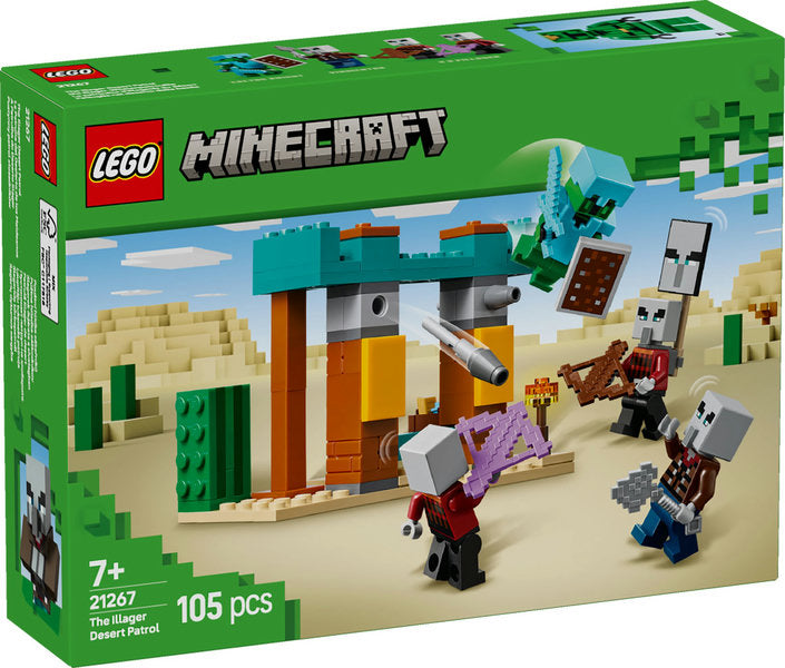 LEGO 21267 Minecraft The Illager Desert Patrol