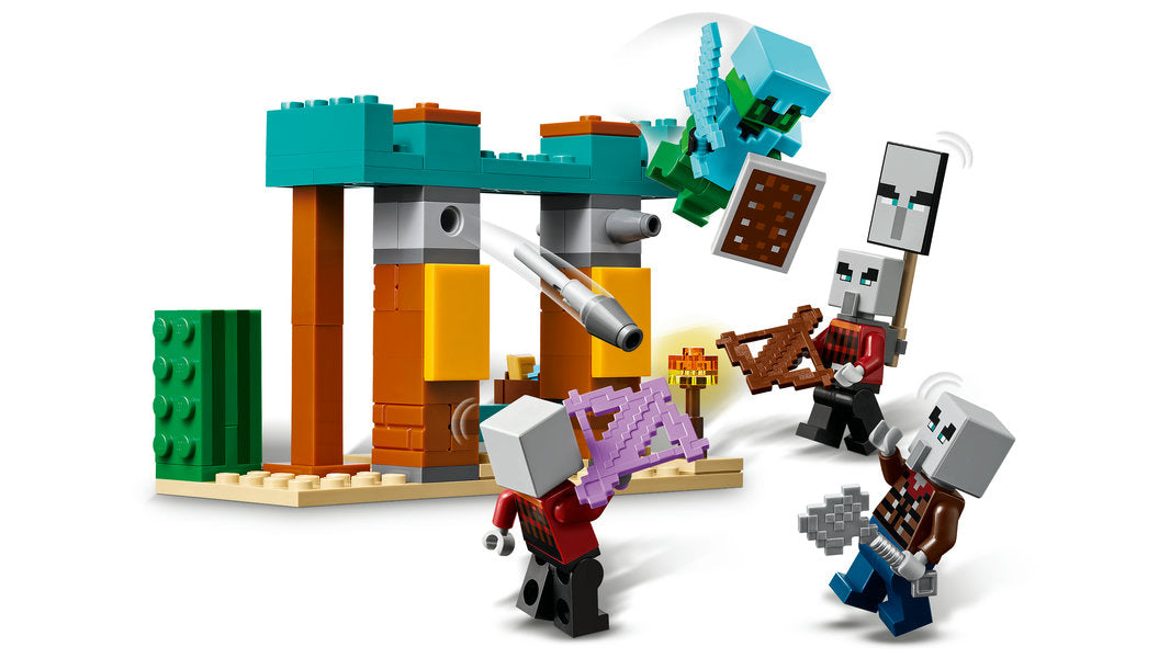LEGO 21267 Minecraft The Illager Desert Patrol