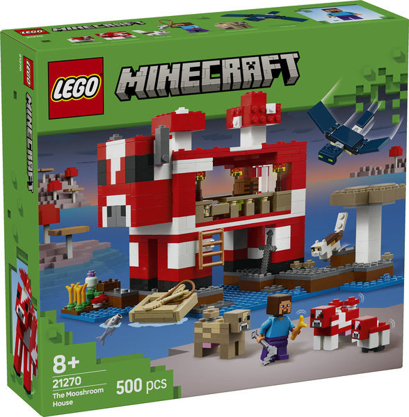 LEGO 21270 Minecraft The Mooshroom House