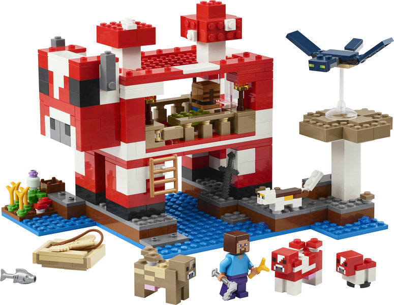 LEGO 21270 Minecraft The Mooshroom House