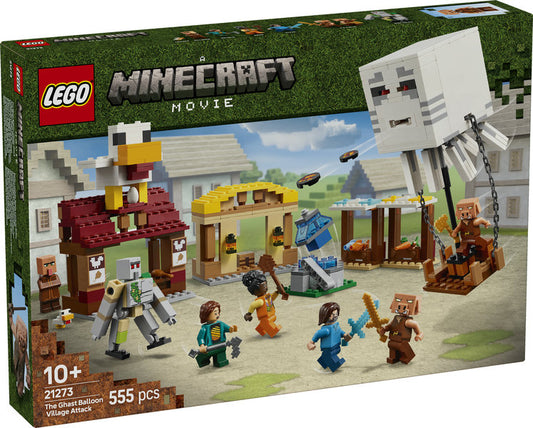 LEGO 21273 Minecraft The Ghast Balloon Village Attack