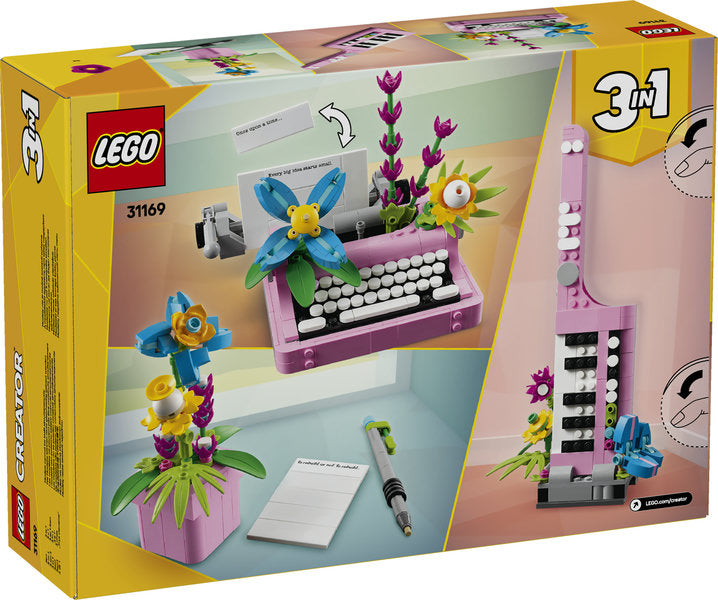 LEGO 31169 Creator Typewriter with Flowers