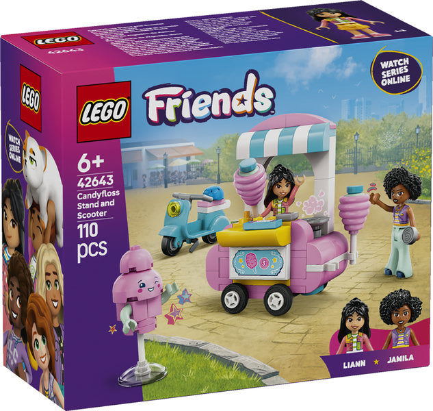 LEGO 42643 Friends Cotton Candy Stand and Scooter