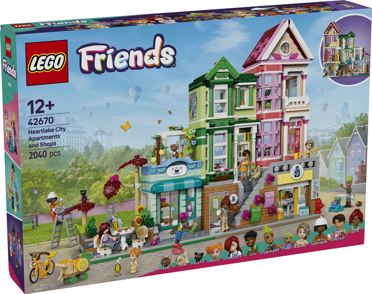LEGO 42670 Friends Heartlake City Apartment and Stores