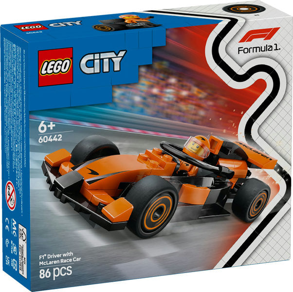LEGO 60442 City F1 Driver with McLaren Race Car