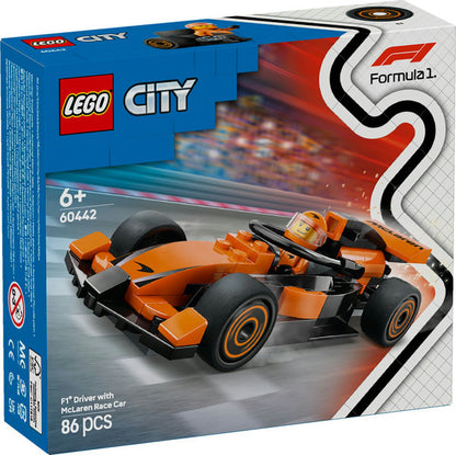 LEGO 60442 City F1 Driver with McLaren Race Car