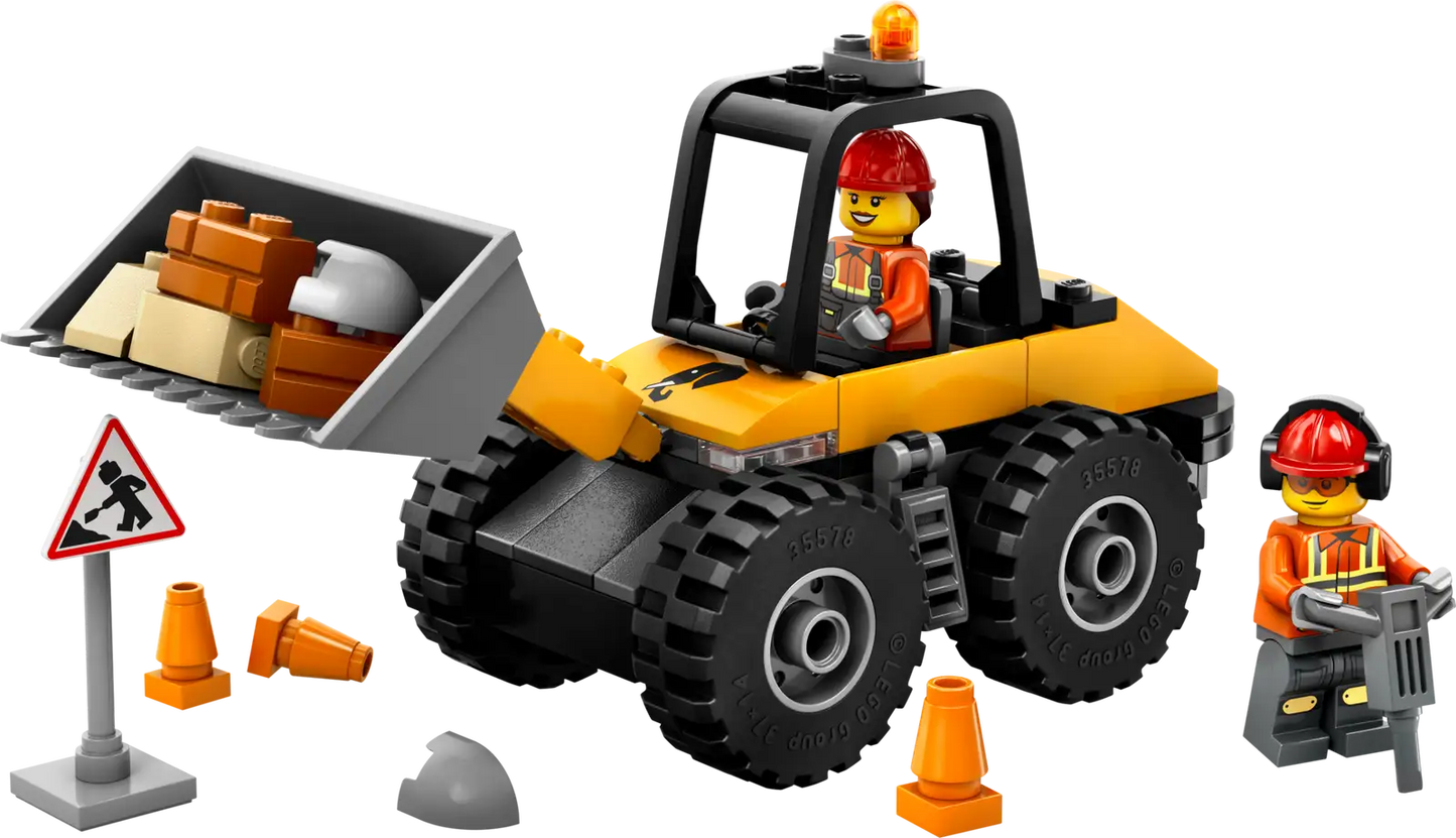 LEGO 60450 City Yellow Construction Wheel Loader
