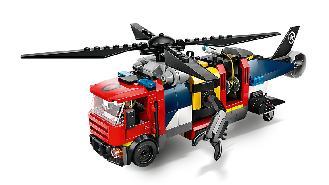 LEGO 60462 City Helicopter, Fire Truck & Subamarine Remix