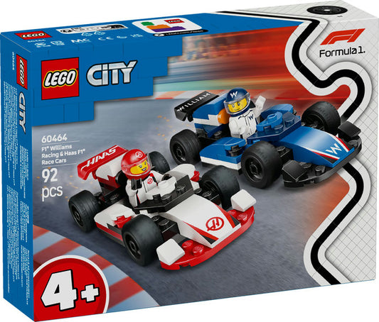LEGO 60464 City F1 Williams Racing & Haas F1 Race Cars