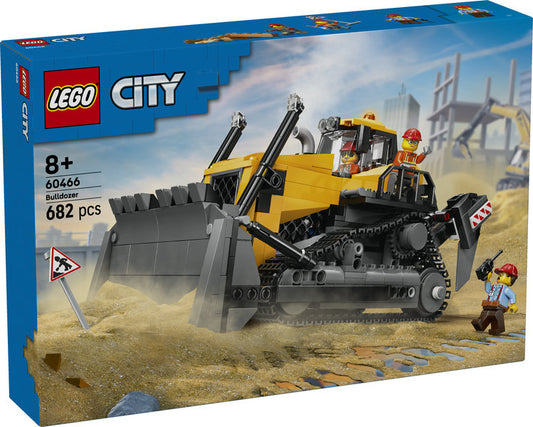 LEGO 60466 City Yellow Bulldozer