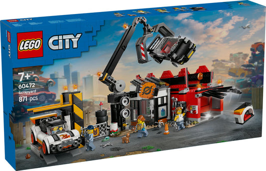 LEGO 60472 City Scrapyard with Cars