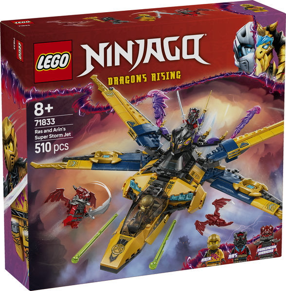 LEGO 71833 Ninjago Ras and Arins Super Storm Jet