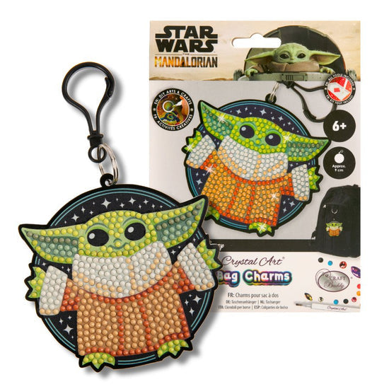Grogu Crystal Art Bag Charm