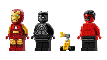LEGO 76310 Marvel Iron Man Car & Black Panther vs Red Hulk