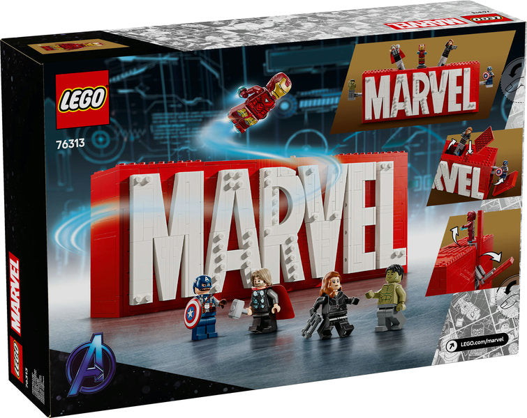 LEGO 76313 MARVEL Logo & Minifigures