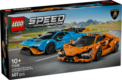 LEGO 77238 Speed Champions Lamborghini Revuelto & Huracan STO