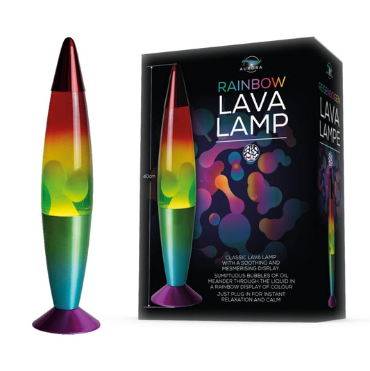 Lava Lamp Rainbow 40cm