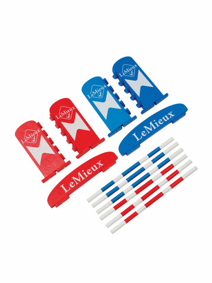 LeMieux Jump Set Toy Pony Red White Blue