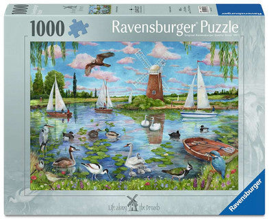 Ravensburger Life Along The Broads  1000 Piece Jigsaw Puzzle