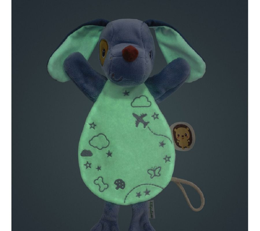Lilliputiens Jules Cuddle Puppet Glow In The Dark Teddy