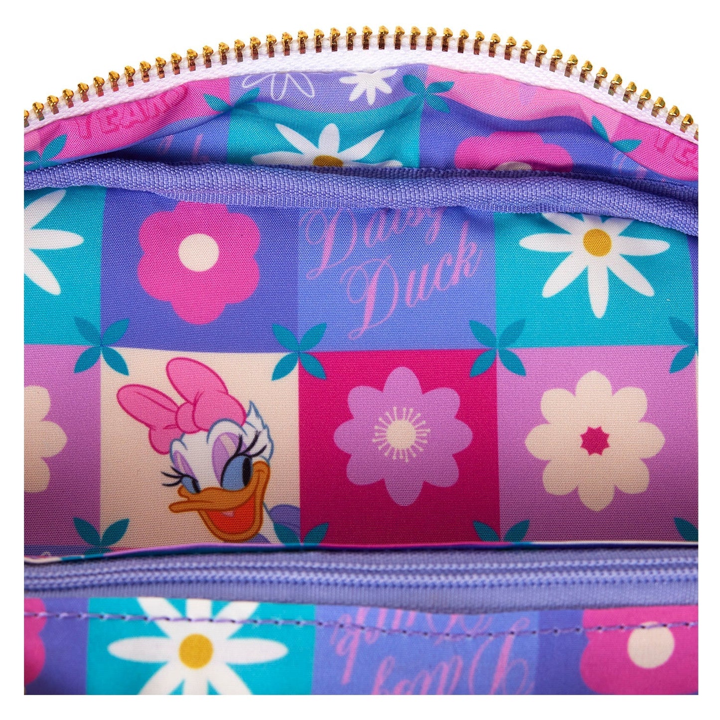 LoungeFly Daisy Duck Nylon Cross Body Bag