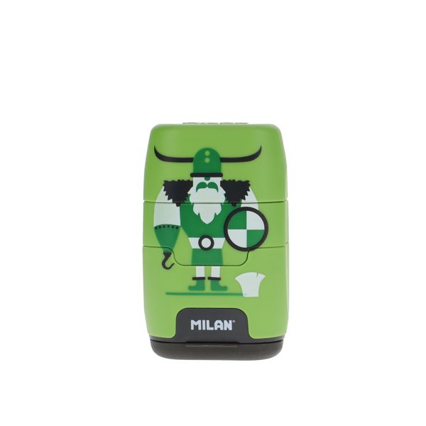 Milan Compact Viking Twin Hole Sharpener & Eraser