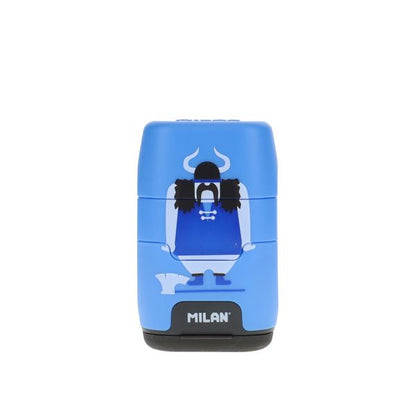 Milan Compact Viking Twin Hole Sharpener & Eraser