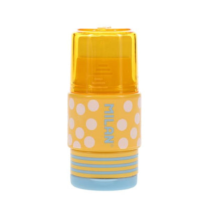 Milan Capsule Swims Single Hole Sharpener & Eraser