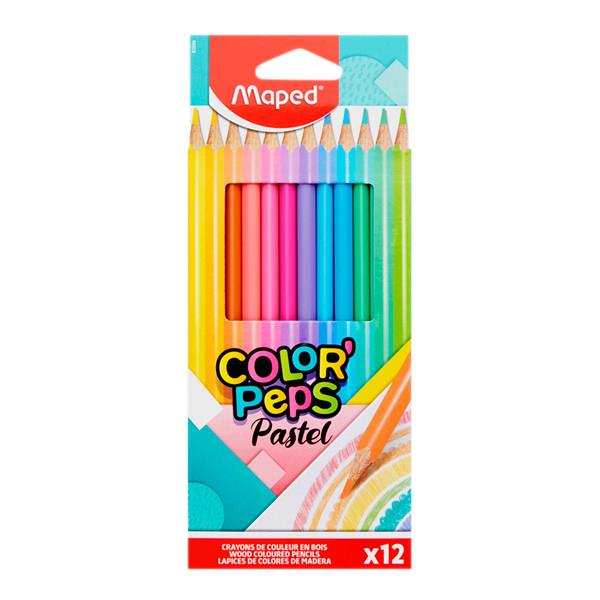 Maped 12pk Pastel Colouring Pencils