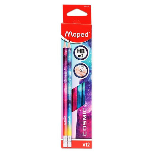 Maped 12pk HB Cosmic Pencils
