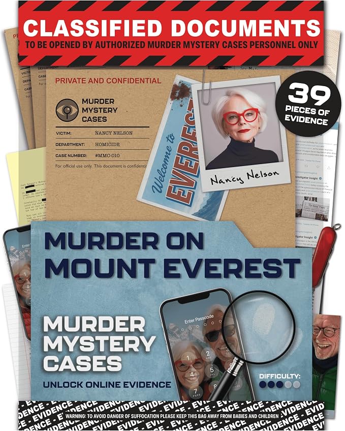 Murder Mystery Case Files Murder On Mount Everest