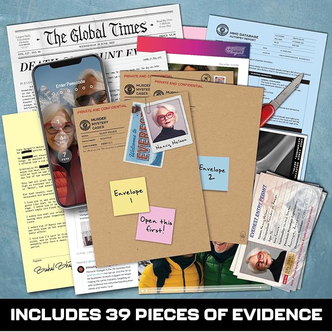 Murder Mystery Case Files Murder On Mount Everest