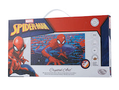 Crystal Art Canvas Spiderman 22cm x 40cm