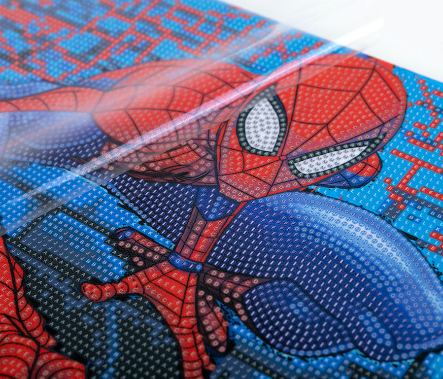 Crystal Art Canvas Spiderman 22cm x 40cm