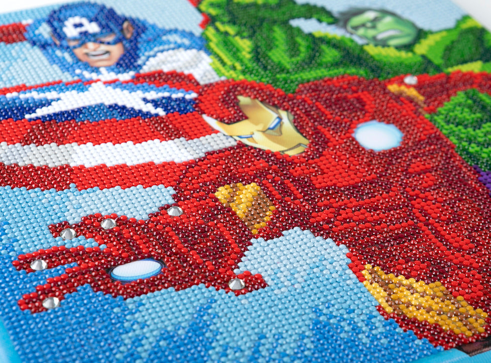 Marvel Superheroes 30X30CM Crytsal Art Kit