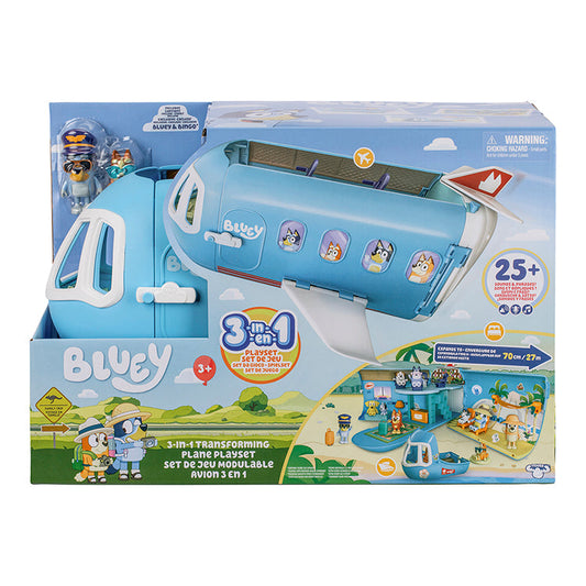 Bluey 3 in 1 Airplane Playset
