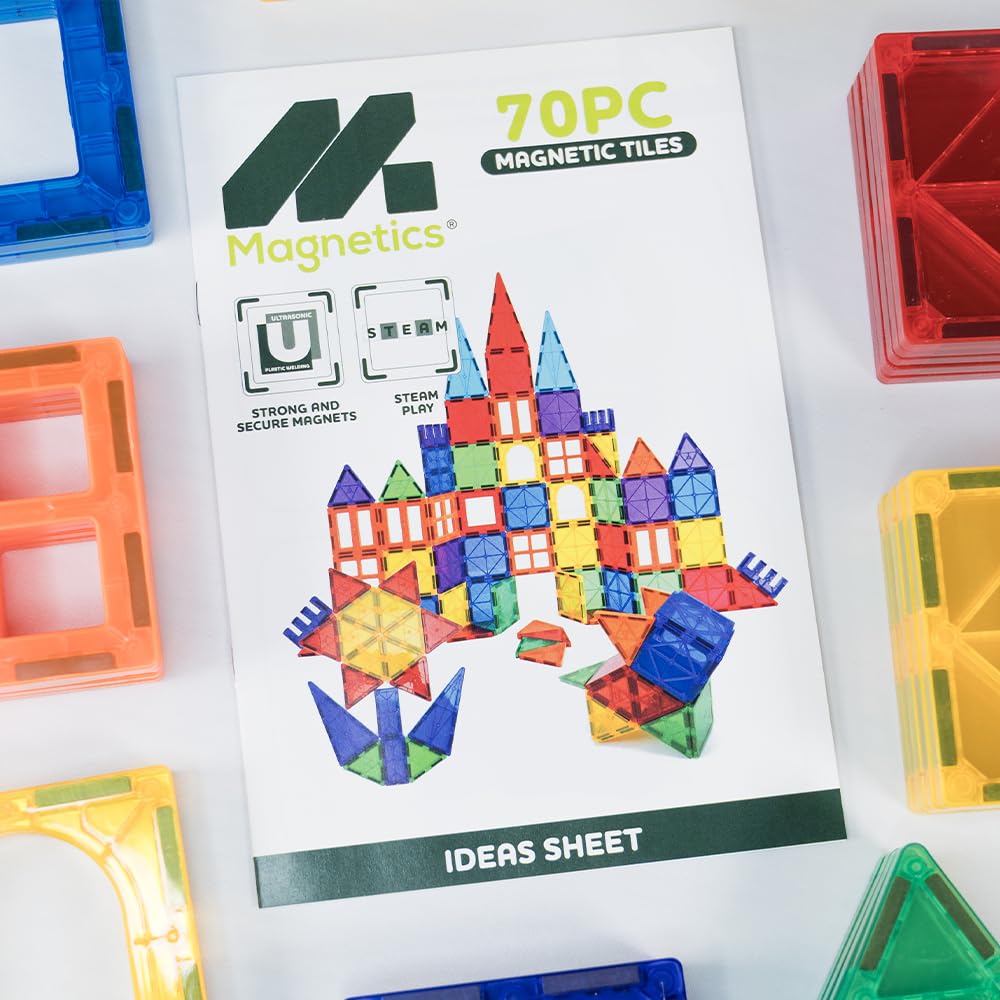 Magnetic Tiles 70 Piece Set