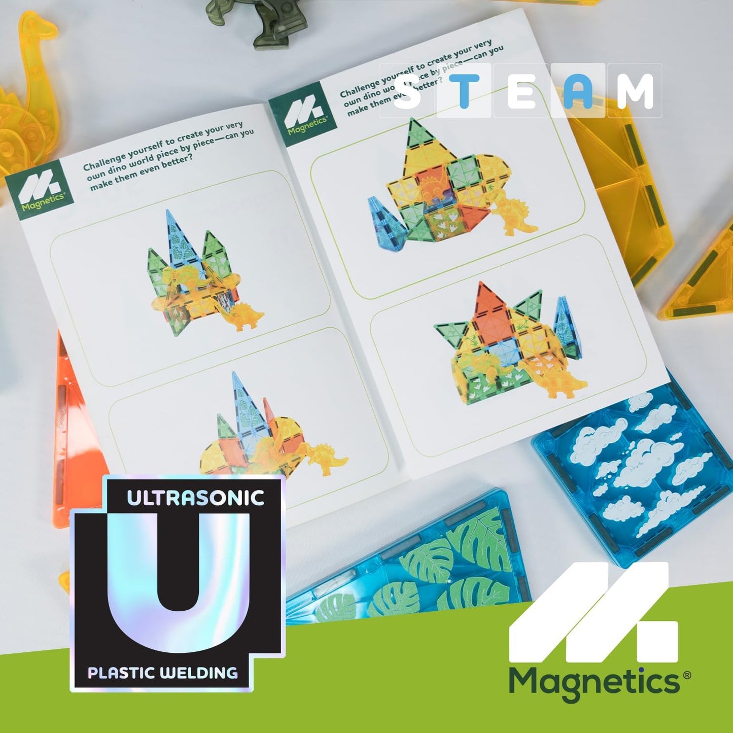 Magnetic Tiles Dino 30 Pc