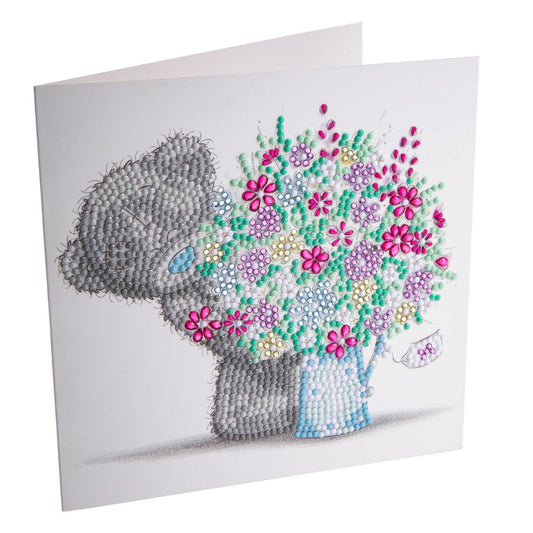 Crystal Art Card 18X18 Tatty Teddy Someone Special