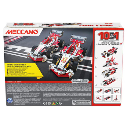 Meccano 10 Multi Model Set Racing Vehicles