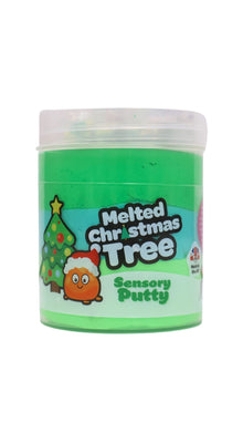 Melted Christmas Tree Slime