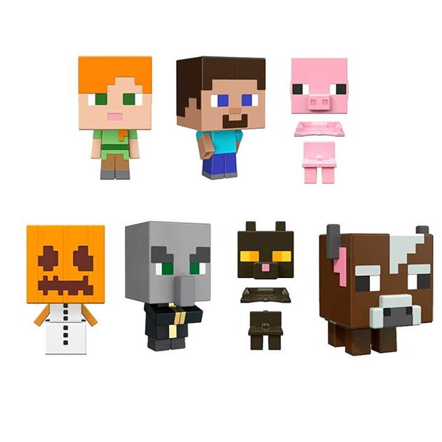 Minecraft Mini Mob Head Figure