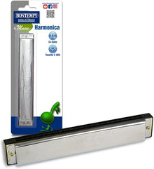 Metal 24 note Harmonica
