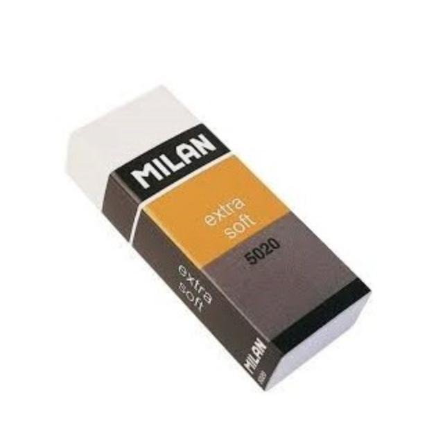 Milan 5020 Extra Soft White Eraser