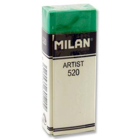 Milan 520 Green Artist Eraser