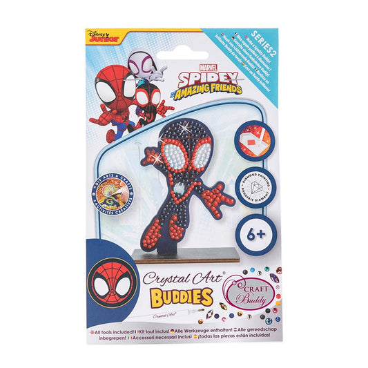 Miles Morales Crystal Art Buddy