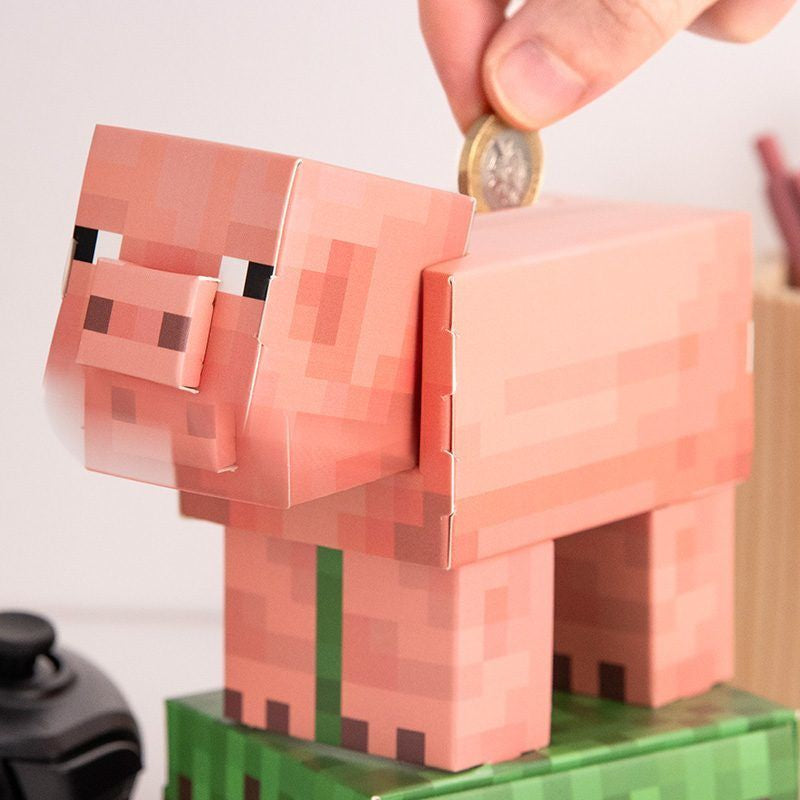 Minecraft Pig Money Bank