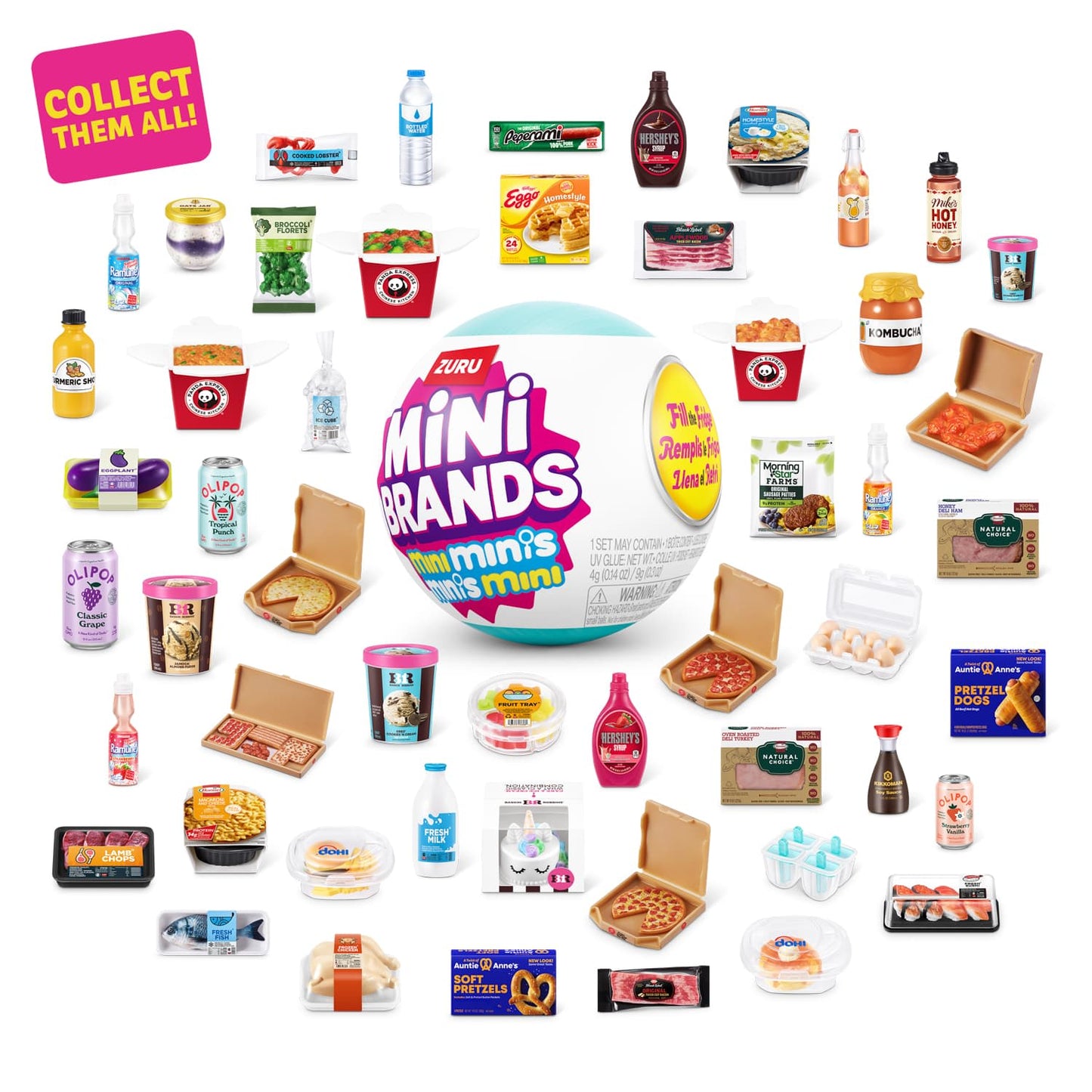 Mini Brands Fill The Fridge